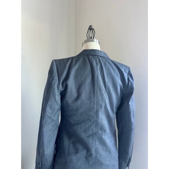 Harringtons Women’s Small Custom Skirt Suit Grey Wool Tailored Classic Vintage - Picture 3 of 5